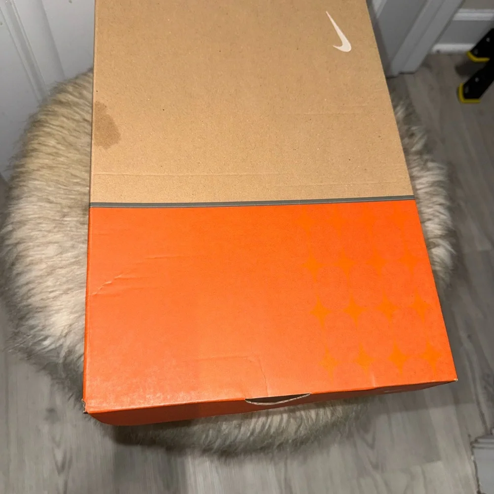 Nike Chocolate Brown and White Retro Air Force 1 Sneakers - Picture 8 of 8